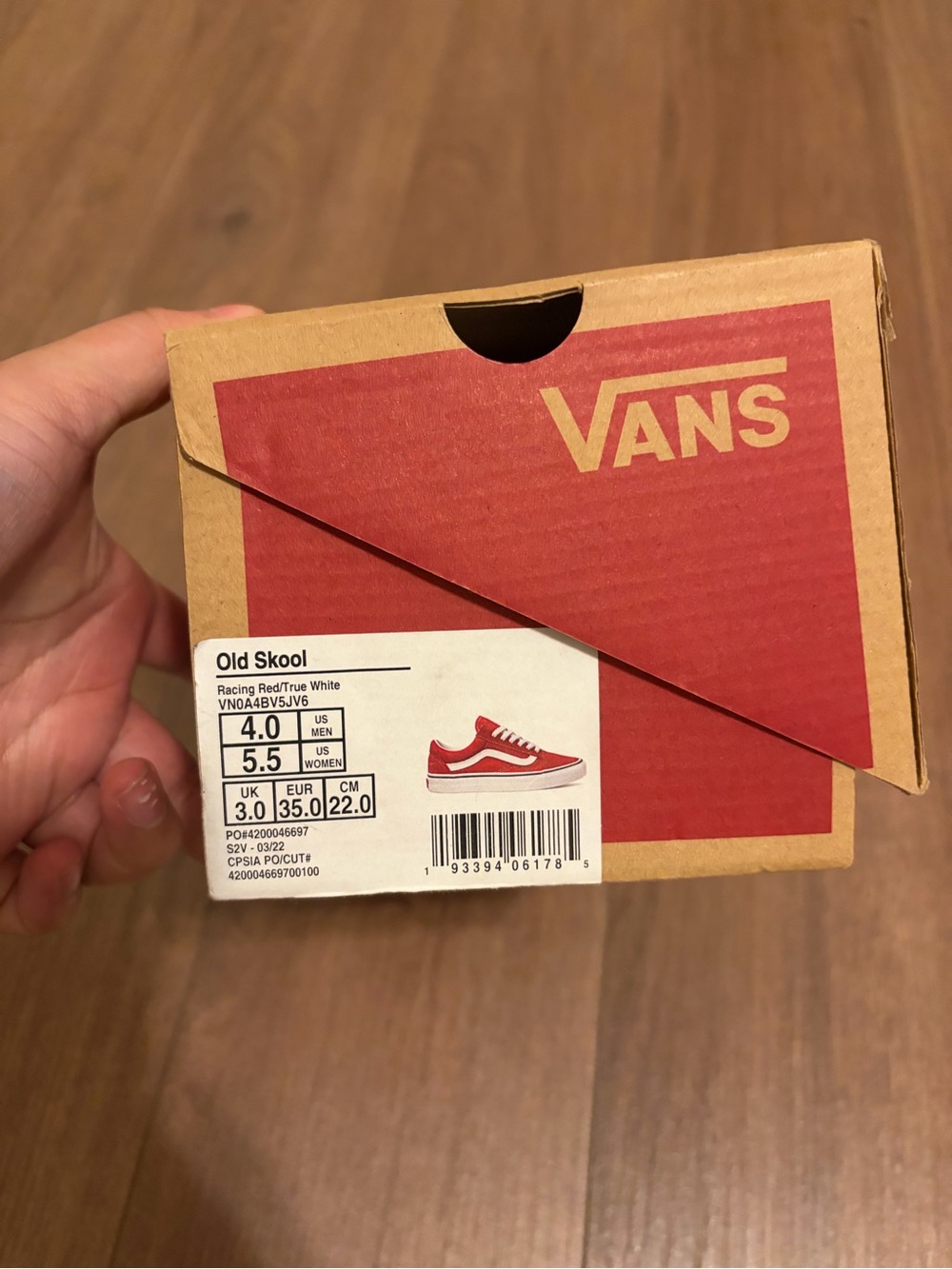 Red Vans - Picture 6 of 6
